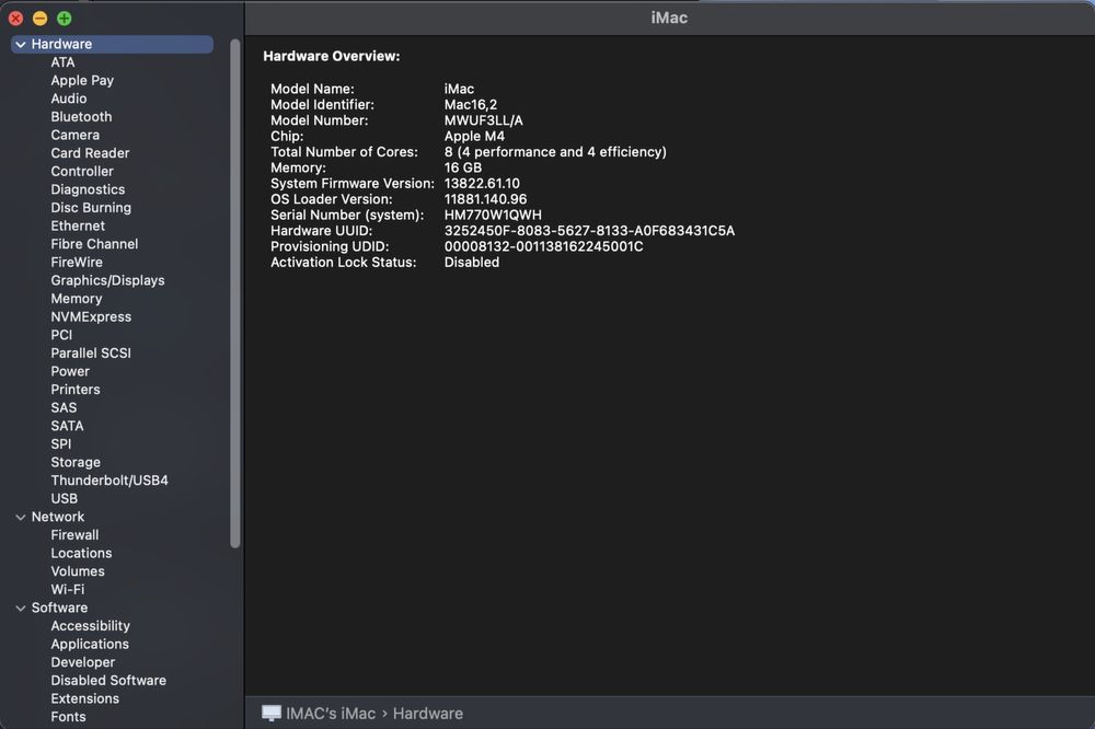 Apple iMac 24 2024 MWUF3 синий