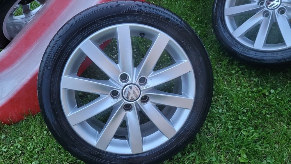 Vând jante VW originale R17  5×112