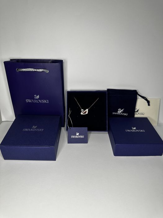 Swarovski – Colier Elegant cu Cristale + Ambalaj Complet