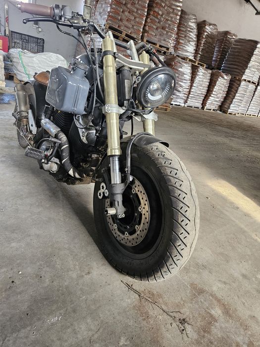 Urgent Motocicletă Custom Unicat – Înmatriculată – Bază Yamaha Virago 535