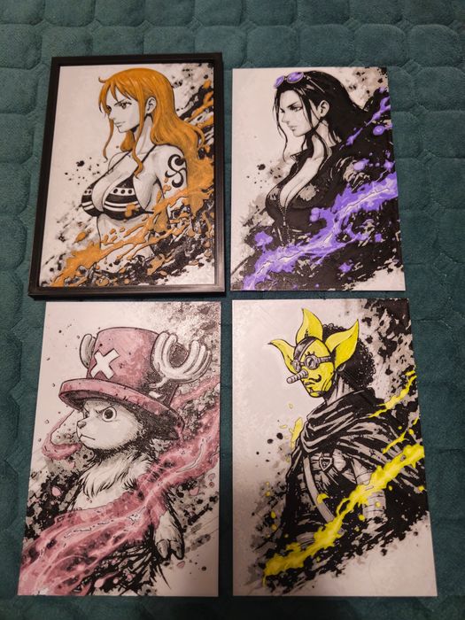 Tablouri One piece realizate 3D