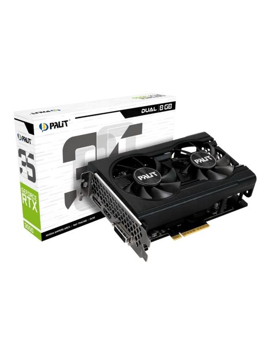 Видеокарта Palit GeForce RTX 3050 Dual