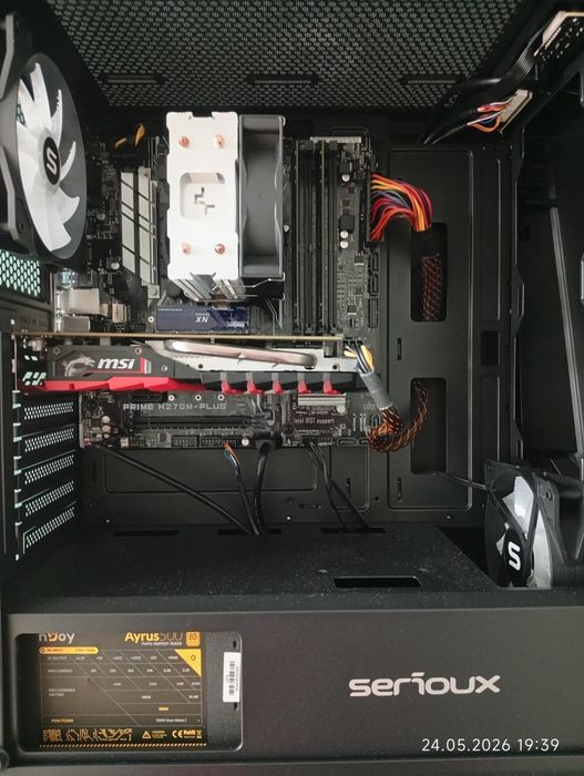 PC GAMING-Asus Prime,CPU i5-4,1GHz,RAM 16GB DDR4,M2 512GB, GTX1050Ti-4Gb