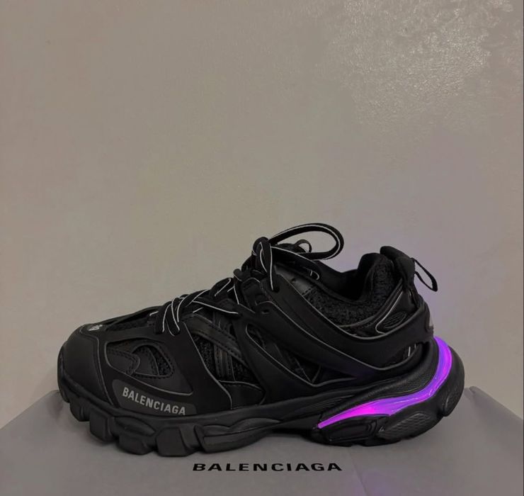Balenciaga track led negru