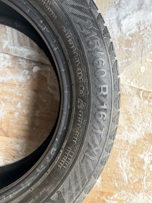 215 60 R16 Пара. Зима