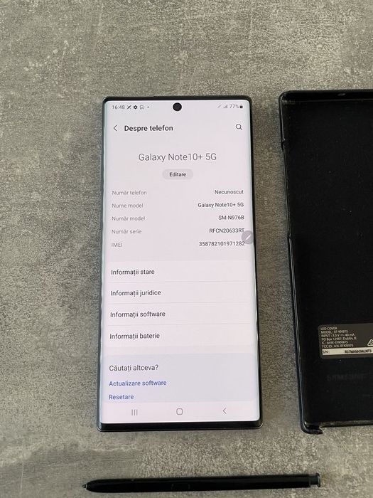 Samsung Galaxy Note 10+ 256gb 12ram