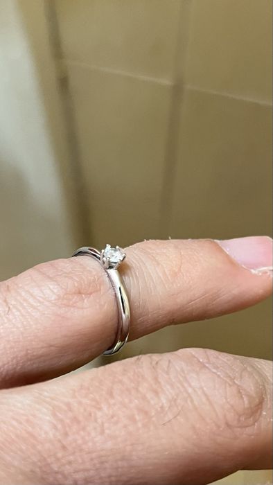 Inel logodna Sabrini aur 14 k