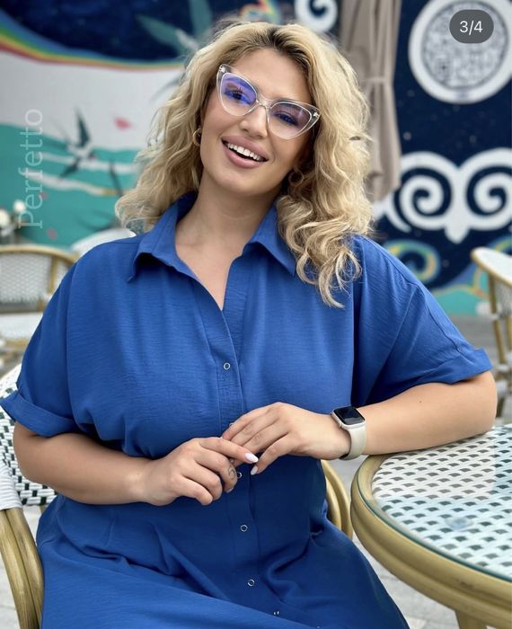 Платье с пуговицами