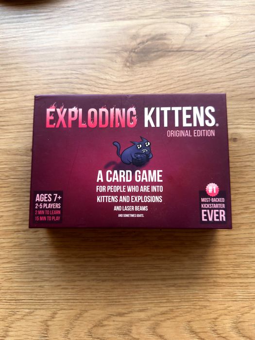 Настолна игра Exploding Kittens: Original Edition - Парти