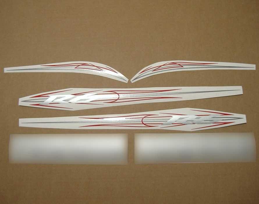 Стикери Yamaha R6 трето поколение 2006г-2007г лепенки Ямаха р6 rj11