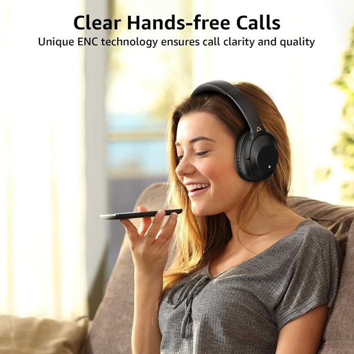 Casti audio hibride Ankbit E500Pro anulare zgomot,Bluetooth Hi-Fi Wireless anulare activa a zgomotului fără fir cu microfon,tim redare 90 ore spuma