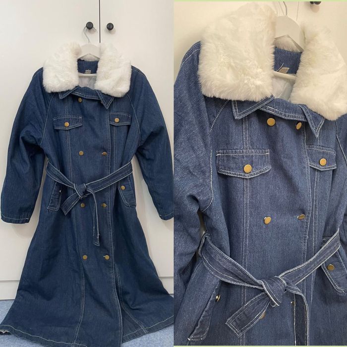 Джинсовая куртка утепленная. Размер 46-46. В идеальном состояний.