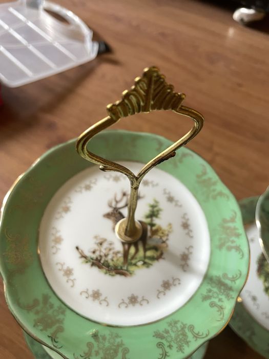 Фарфоровые этажерки 3-х ярусные