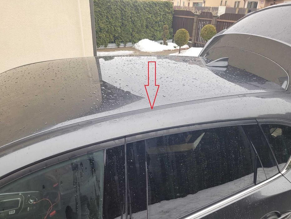 Молдинги крыши для Mazda CX-5 (включая заглушки рейлингов)