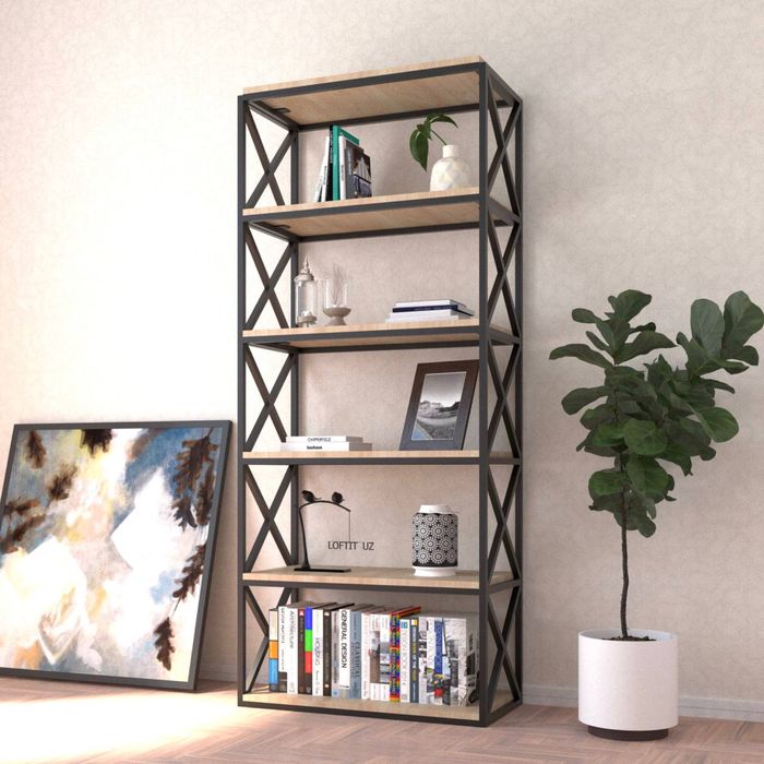 Стеллаж лофт. Сеточный стеллаж. Для офиса. полка. Loft