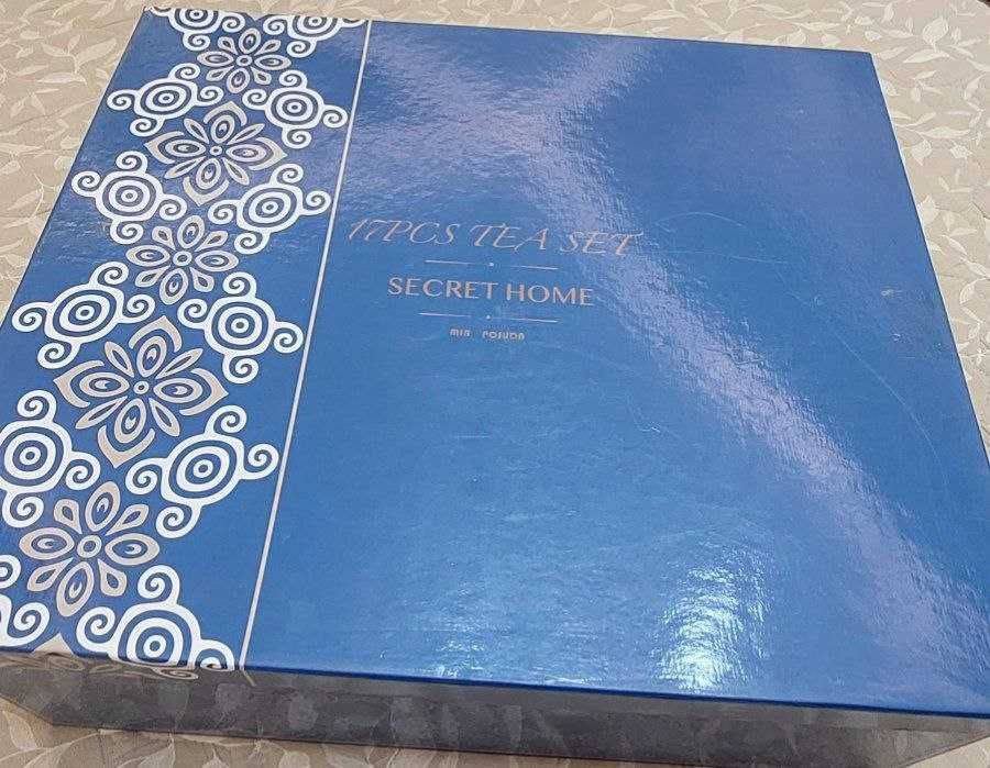 Новый Чайный сервиз. 17 принадлежностей. Китай