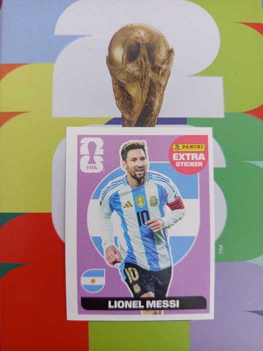 Panini extra sticker MESSI