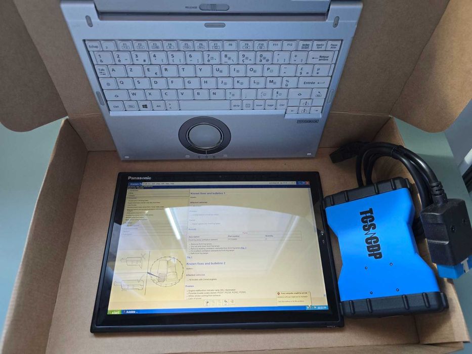 Диагностични лаптопи Panasonic Toughbook автодиагностика готови за употреба