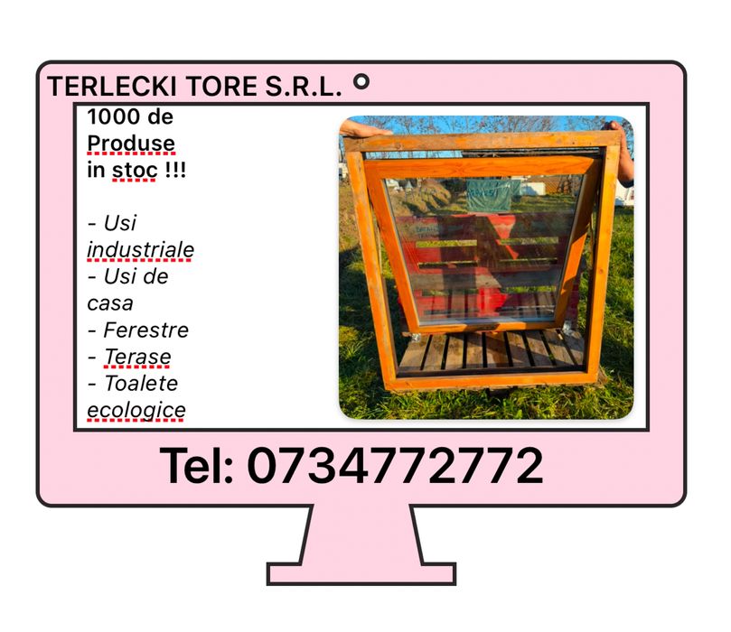 FEREASTRA LEMN BATANTA Germania  termopan H 119 x L 105  Garantie B 10