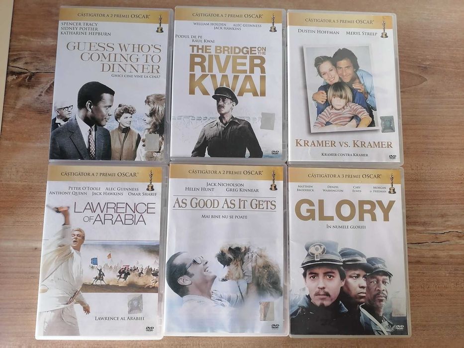 Colectia completa Oscar - Gazeta Sporturilor, 6 DVD-uri