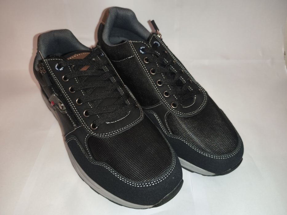 Pantofi Casual Bărbați Arrigo Bello (Mărimea 42) – NOI, cu Fermoar Lateral & Șireturi