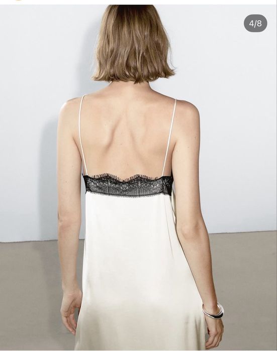 Рокля - Massimo Dutti slip dress