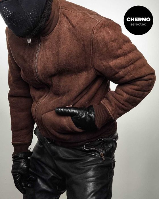 Мъжко бомбър яке от естествена кожа SELECTED HOMME NORTON - L•M – Ново