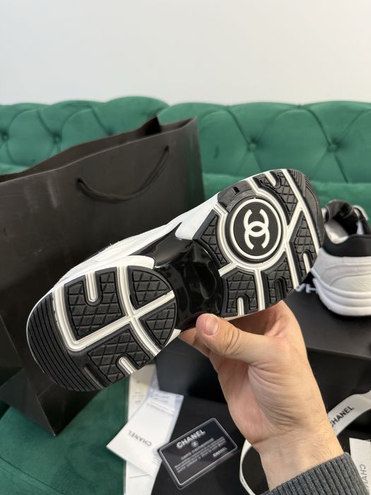 Adidasi Chanel piele naturala Full Box colectie noua