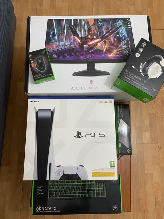 Monitor Alienware 360” | Mouse Tastatura Razer kit Gaming