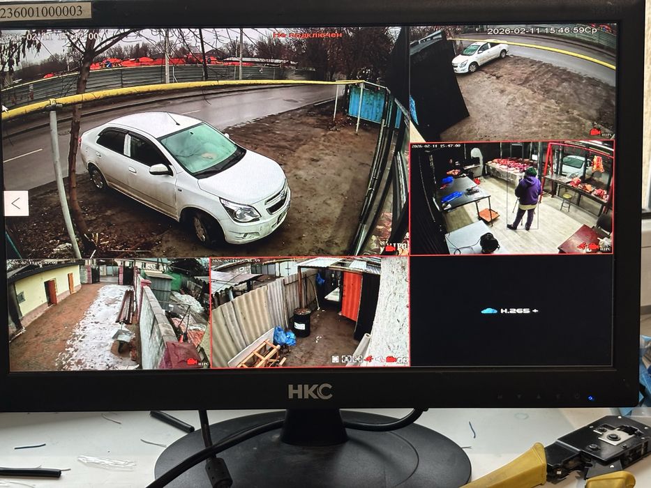 Установка камеры видеонаблюдение !