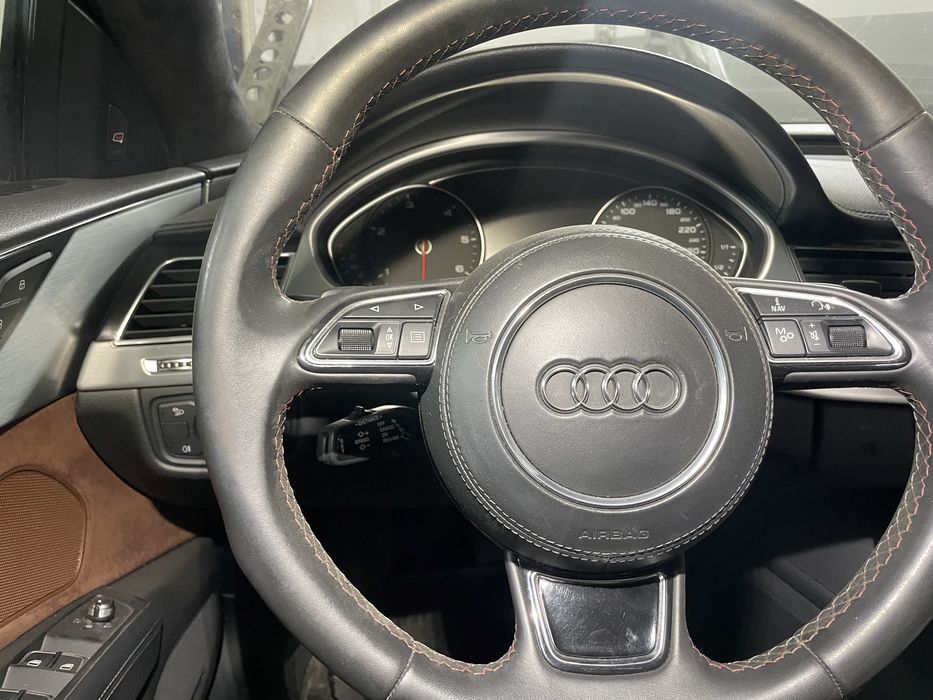 Volan piele trei spite Audi S8 , A8, plansa bord airbaguri centuri