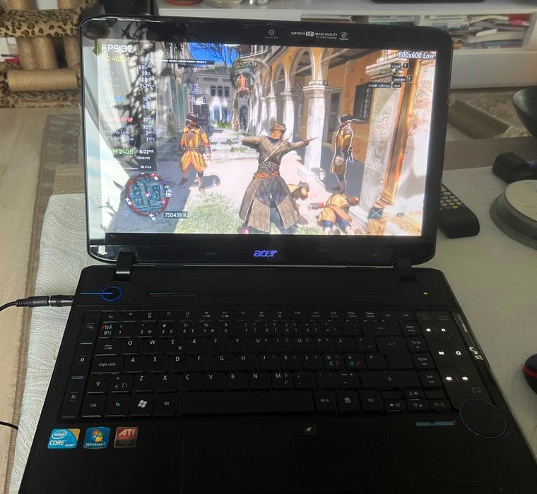 Laptop Acer Aspire 5940G i7 Q720 8GB SSD Radeon HD 4650