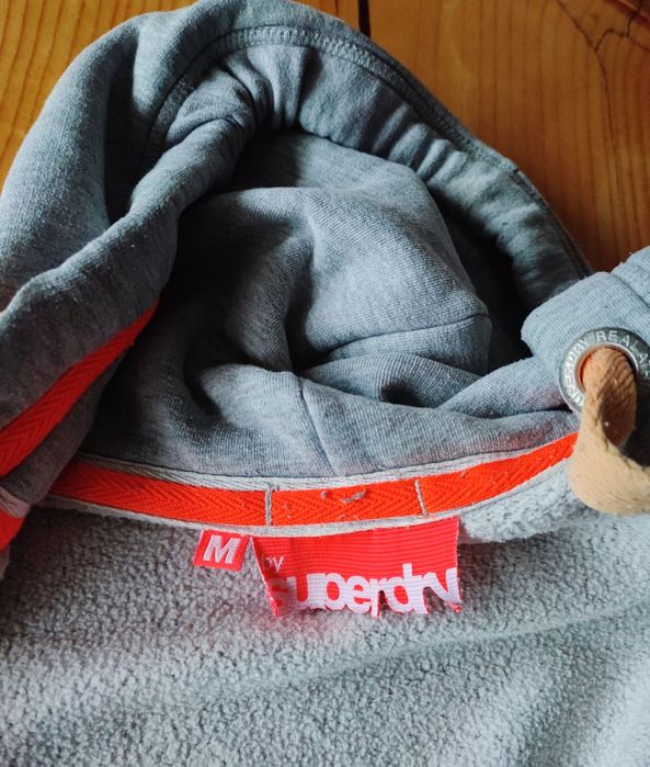 Оригинални Дамски  суичър худи горнище качулка цип Superdry,M,L
