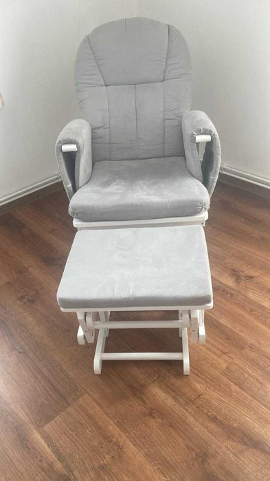 Set fotoliu balansoar + taburet Glider