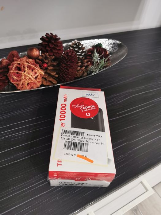Samsung A17 5G 128gb Negru+ Baterie externa 10000mah