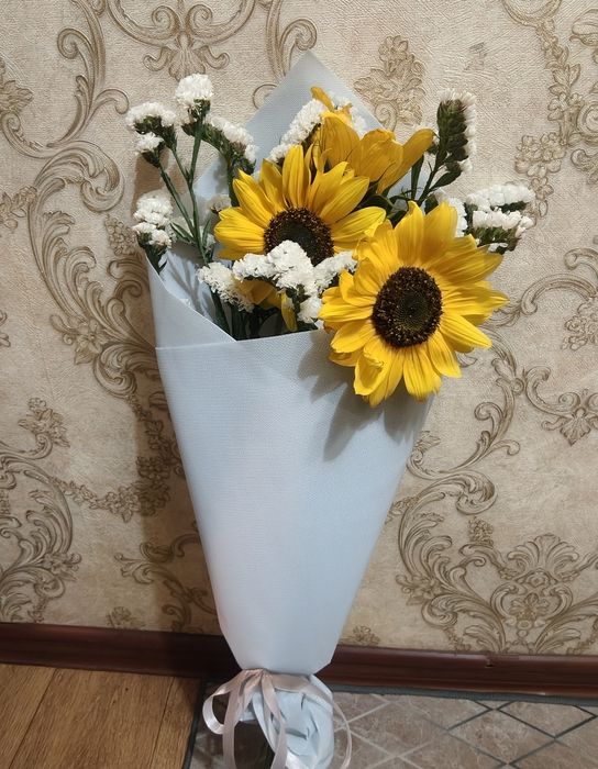 Цветы. Букеты из статицы.