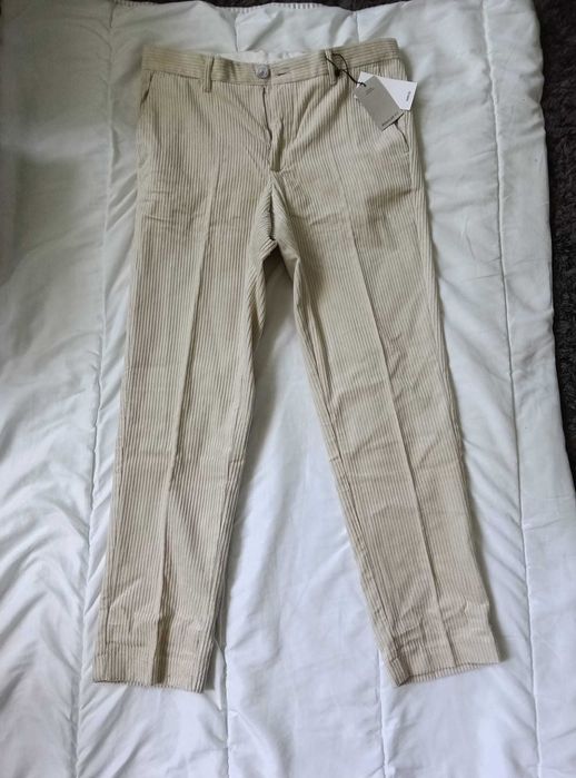Pantaloni raiat Man Mango regular fit mărimea 40 noi