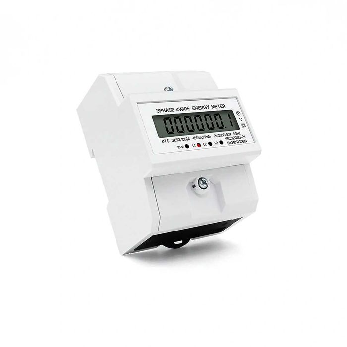 Contor Trifazat Digital de Curent pentru Energie Electrica 380V