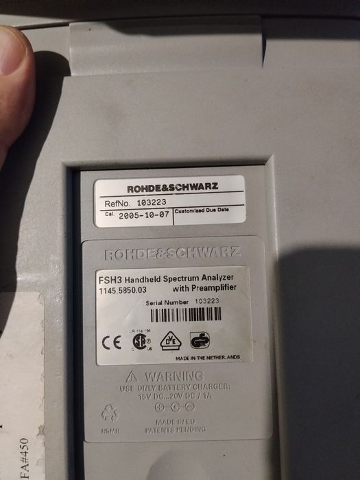 Spectrum Analyzer- Rohde & Schwarz FSH-3