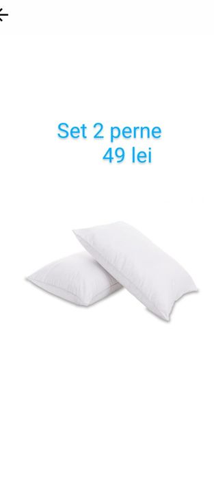 Set 2 perne 70x50 cm