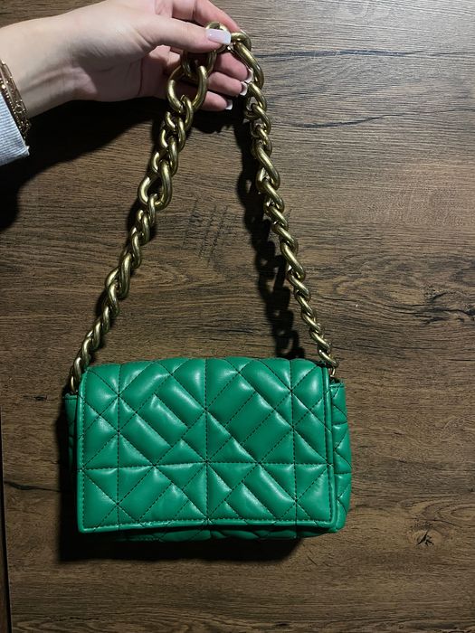 Зелена Чанта Zara