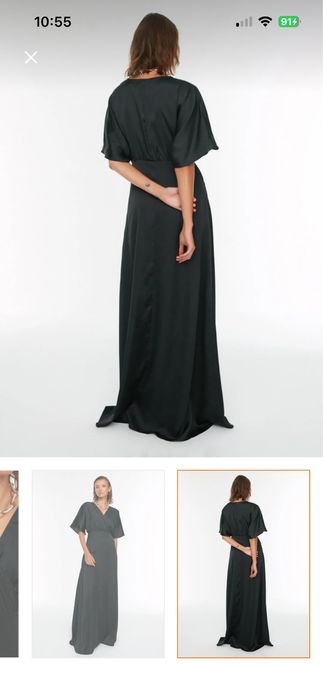 Rochie eleganta, lunga, satinata