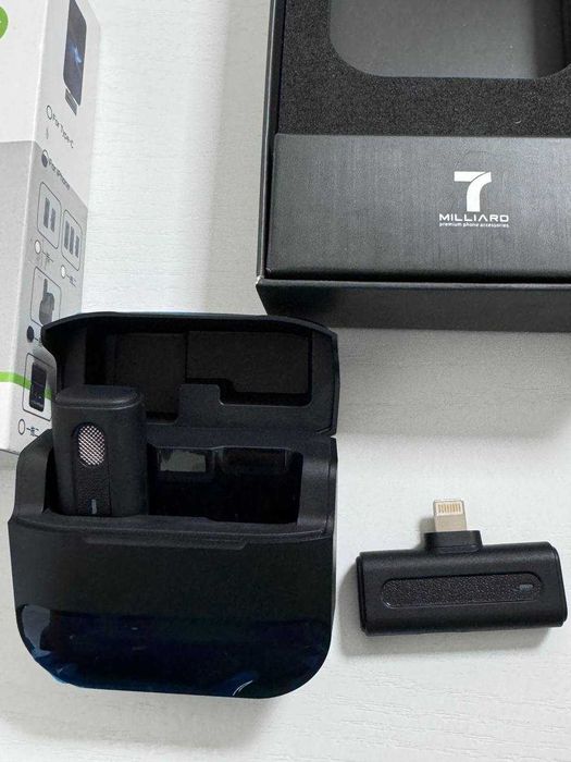 Микрофон мини для iOs телефона + кейс