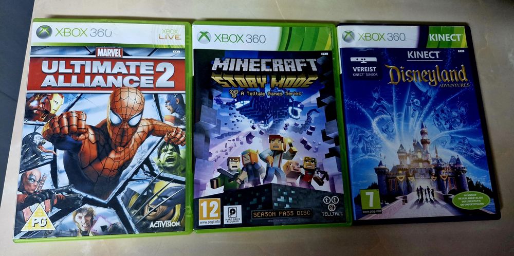 Minecraft/Epic Mickey2/Marvel2/Looney Tunes/Smurfs2 Xbox 360/ Ps 3
