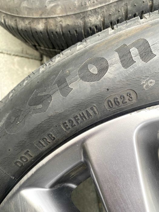 Jante Mazda R18 + Anvelope Firestone M+S – 2 buc., originale, uzate