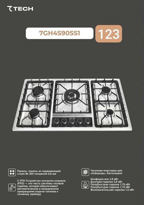 Кухонный набор 7Tech с доставкой по городу + 3 года гарантии.