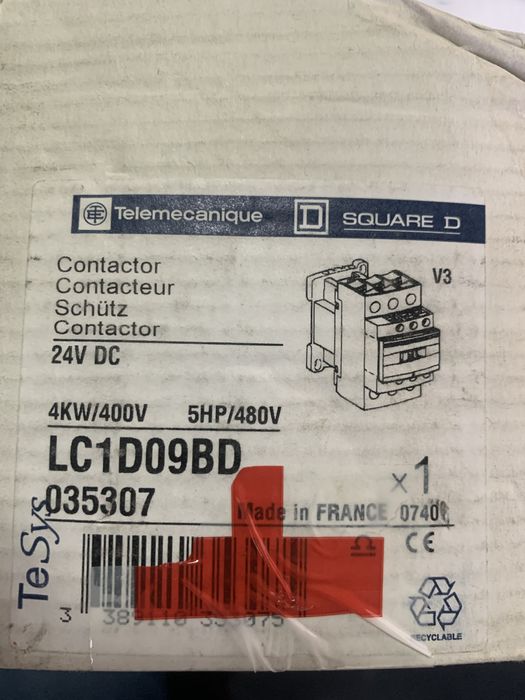 Contactor 24v telemecanique