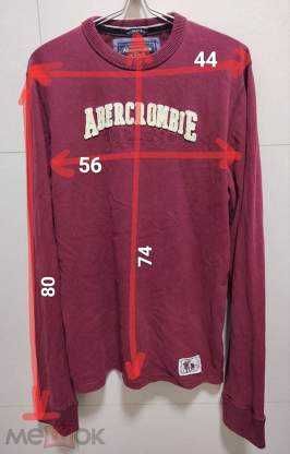 Abercrombie & Fitch Long Sleeve Sweatshirt/M/Лонгслив Свитшот. Винтаж.