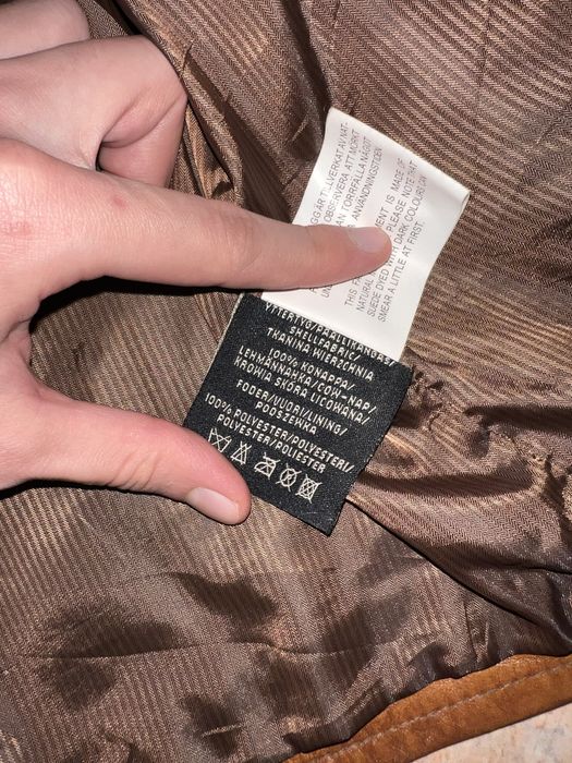 Geaca de piele maro barbati Geniune leather marimea XXL