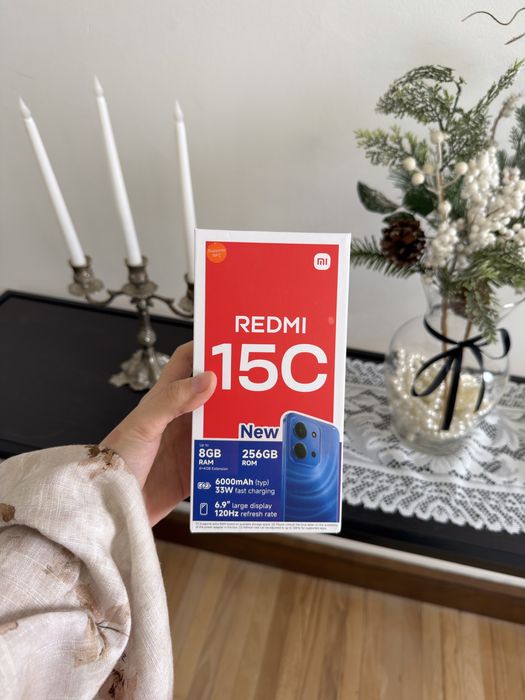 Redmi 15C 8/256гб новый!